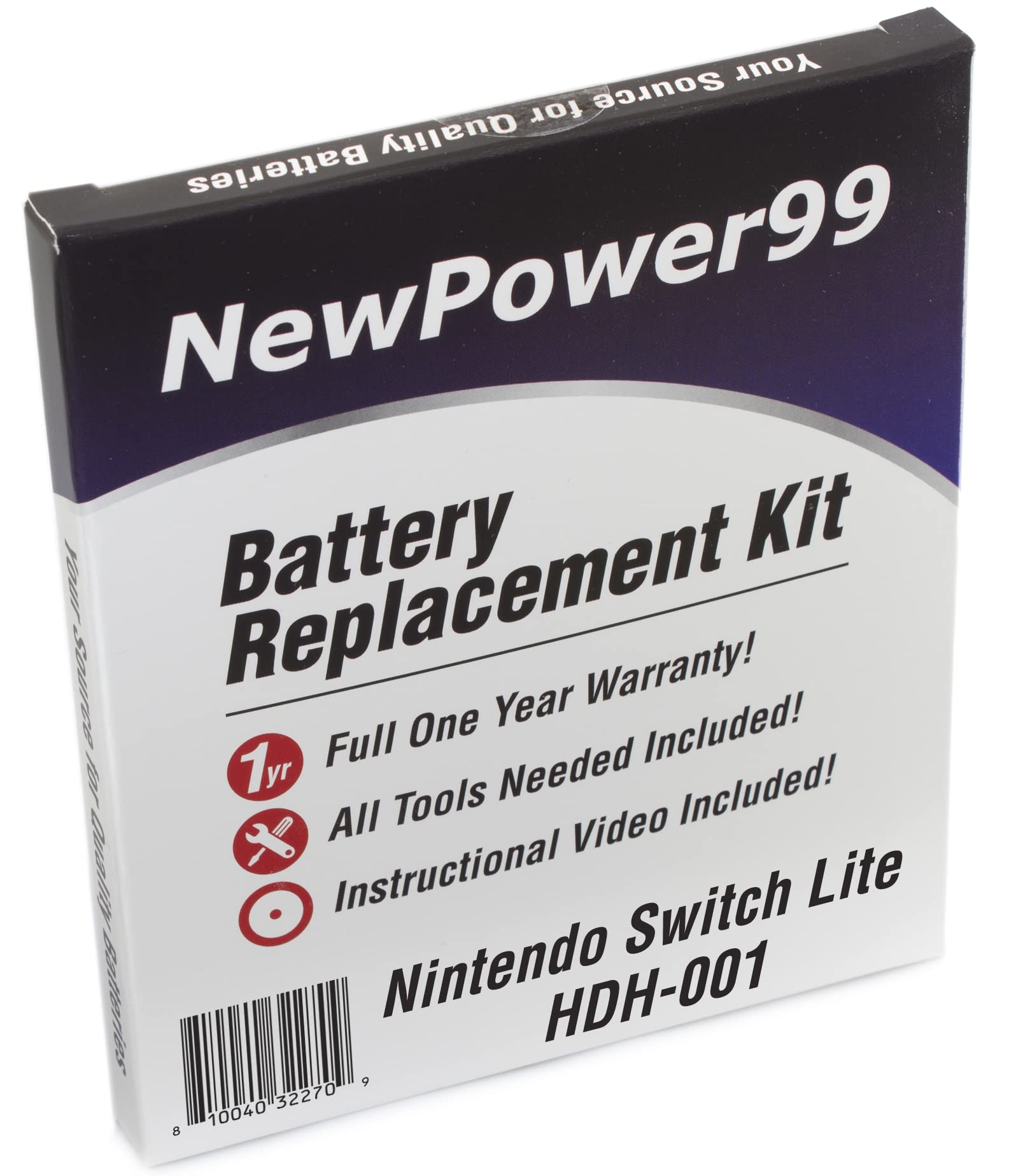 NP99sp NewPower99 Battery Replacement Kit for Nintendo Switch Lite HDH-001 with Tools, Video Instructions and Long Life Battery