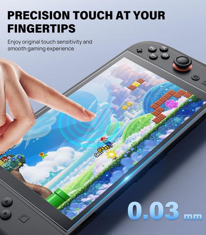 MoKo Screen Protector for Nintendo Switch 2 - Clear Tempered Glass, 7.9", 4 Pack, HD Clarity Accessories