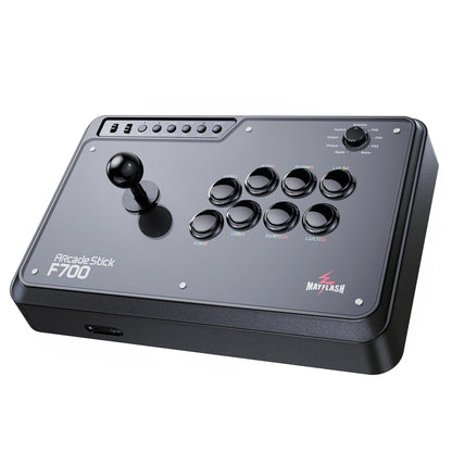 MAYFLASH F700 Arcade Stick for PS5, PS4, Switch, Windows - Wireless Bluetooth, Black