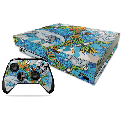 MIGHTY SKINS Xbox One X Skin - Protective Vinyl Decal Wrap - Fantastic Voyage - Easy to Apply & Remove - Made in USA
