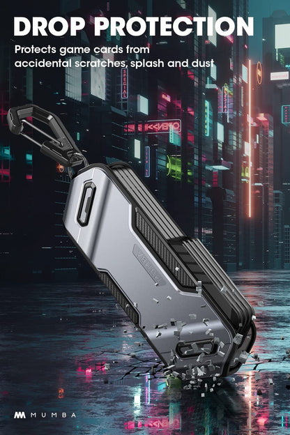 Mumba Switch Game Card Case Holder - Portable 4-Layer Rotatable Design, 4.7 inches, Calx for Nintendo Switch/Switch OLED/Lite