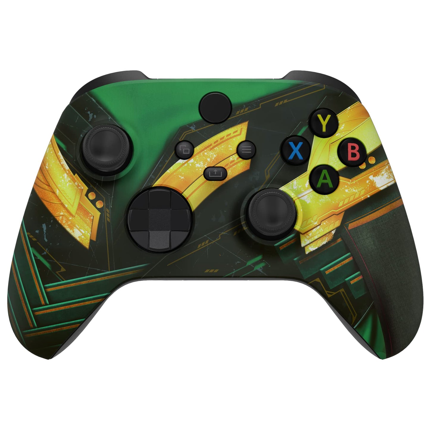 eXtremeRate Xbox Series X & S Controller Replacement Shell - Armor of Ragnarok Custom Housing Cover for Xbox Core Controller