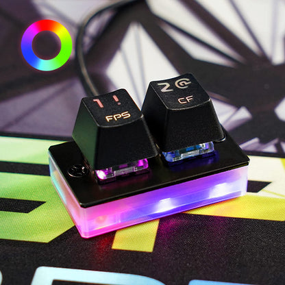 MOTOSPEED K2 OSU RGB Mechanical Gaming Keypad, Brown Switch, Classic Black, Model MSK2-brown, Hot Swap, Programmable Keys