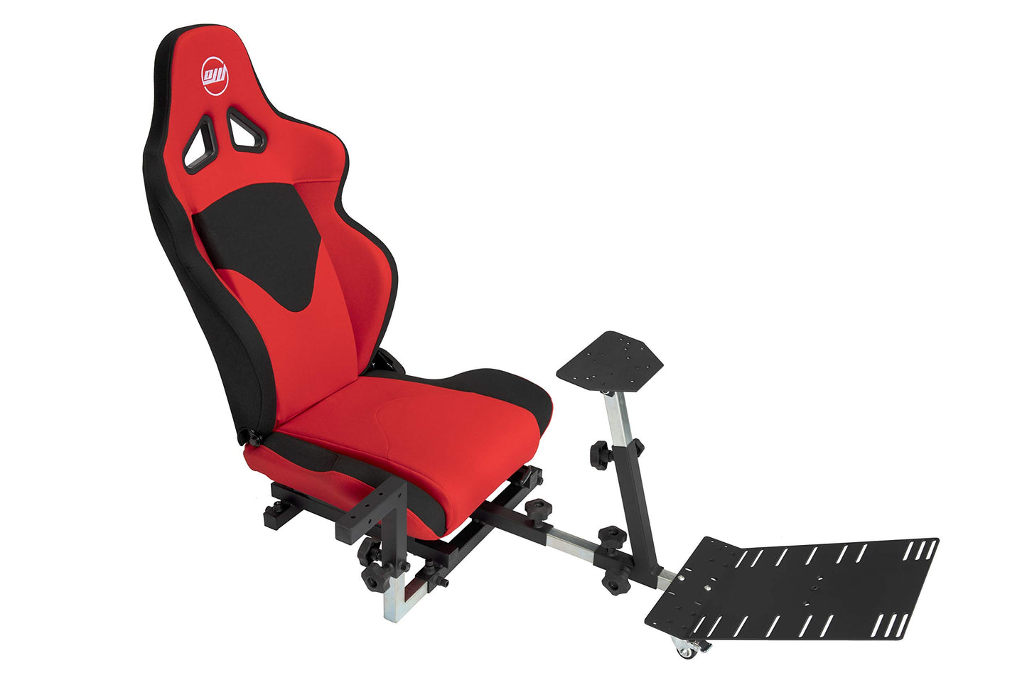 OpenWheeler Racing Simulator Seat - Gaming Chair with Gear Shift Mount, Red, 37D x 16W x 16H in, Model 102172012