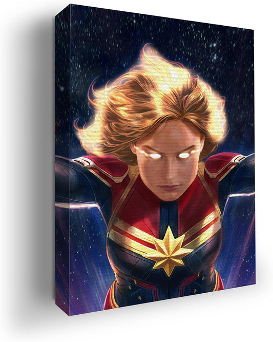 Captain Marvel Wall Canvas Set of 1