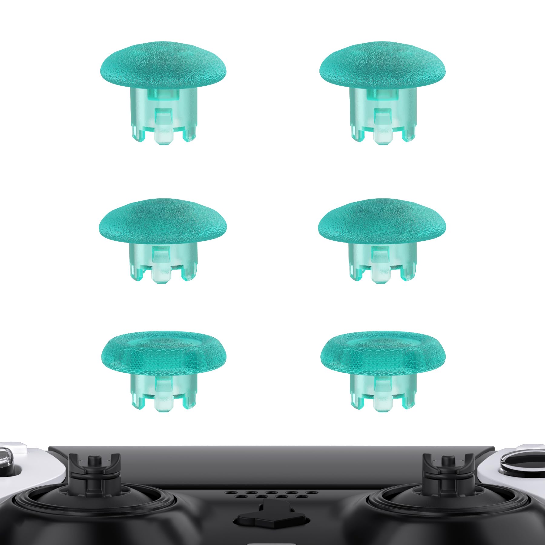 eXtremeRate Emerald Green Replacement Swappable Thumbsticks for PS5 Edge Controller  Interchangeable Analog Stick Joystick Caps for PS5 Edge Controller - Controller & Thumbstick Base NOT Included