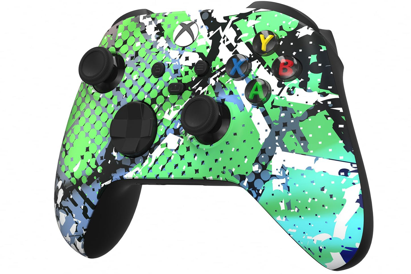 Custom Controllerzz Wireless Controller for Xbox Series X/S & One - Soft Touch Feel, X/S Swamp Fade