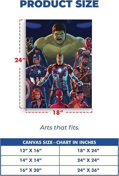 Avengers Wall Canvas 1 Piece