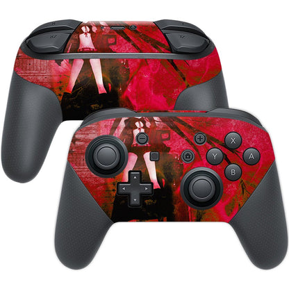 MIGHTY SKINS Nintendo Switch Pro Controller Skin - Anime, Durable Vinyl Decal, Easy to Apply, Model NISWPCOI-Anime
