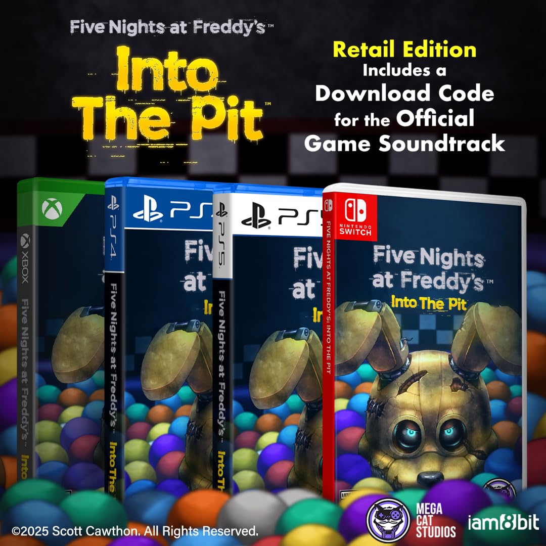 U&I Entertainment Five Nights at Freddy's: Into the Pit - Xbox Series X Game, Model 0810136673074
