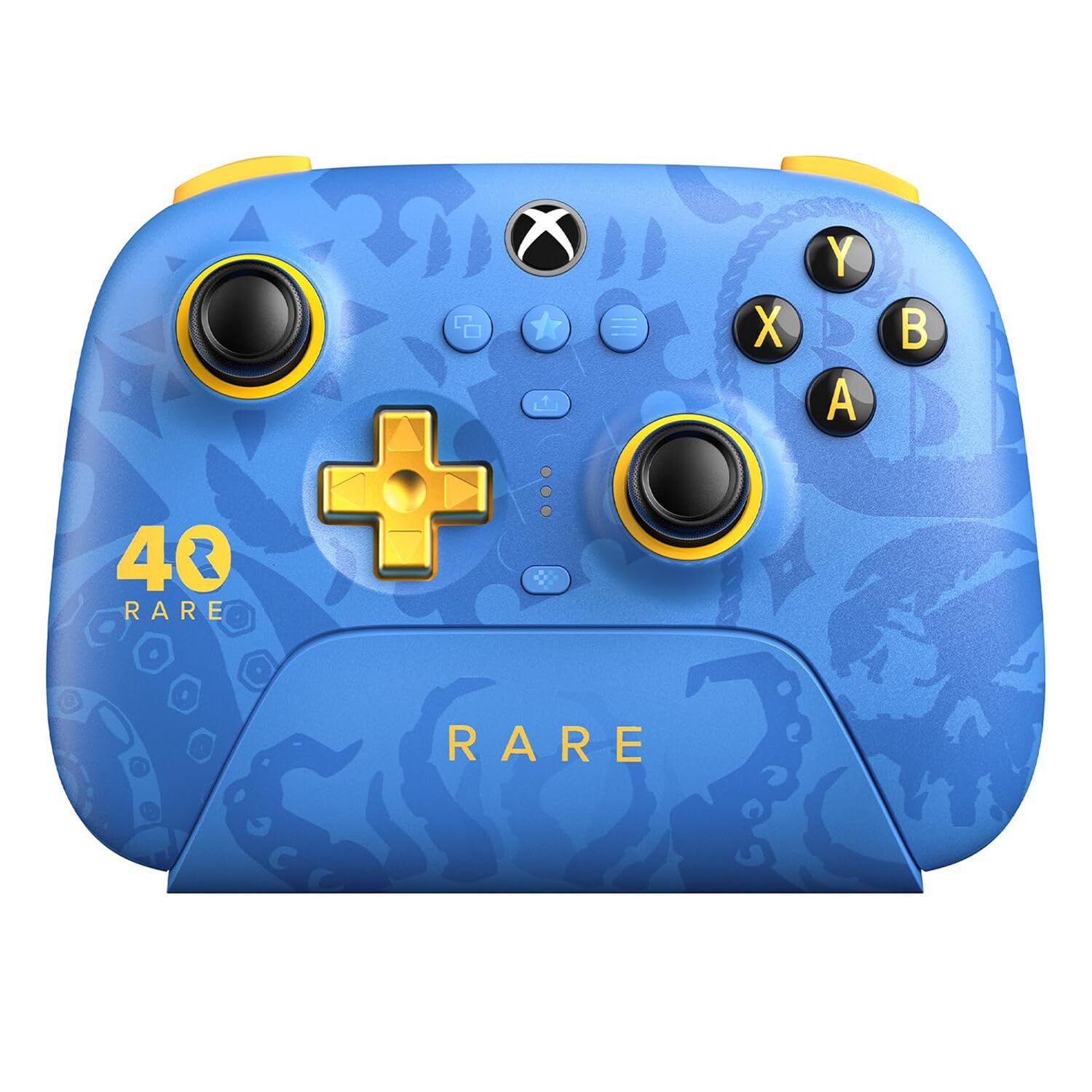 8Bitdo Ultimate 3-mode Wireless Controller for Xbox Series X|S  Xbox One  Window PC  Android  iOS  Hall Effect Sticks/Triggers  Pro Back Buttons  Charging Dock - Rare 40th Anniv. Ed.