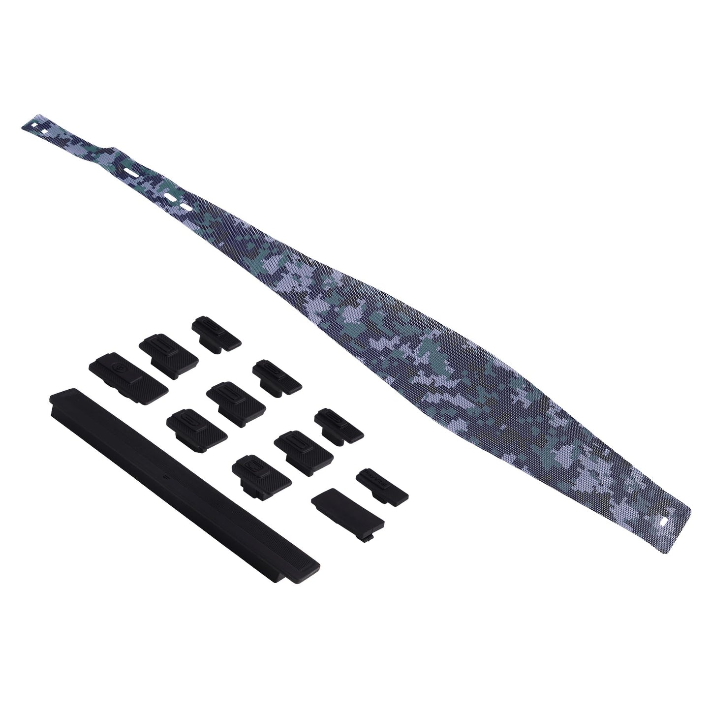 PlayVital Dust Filter & Silicone Plug Set for PS5 Pro Console, Urban Digital Camo, Anti-Dust Protection Accessories