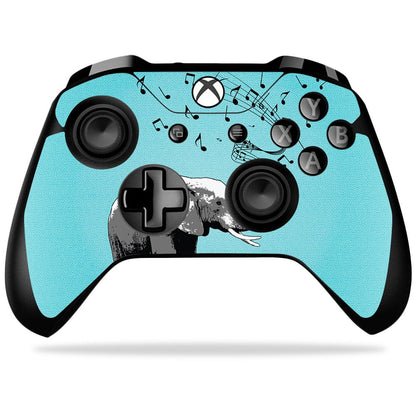 MIGHTY SKINS Xbox One X Controller Skin - Musical Elephant Vinyl Wrap, Durable & Protective, Easy to Apply, Made in The USA
