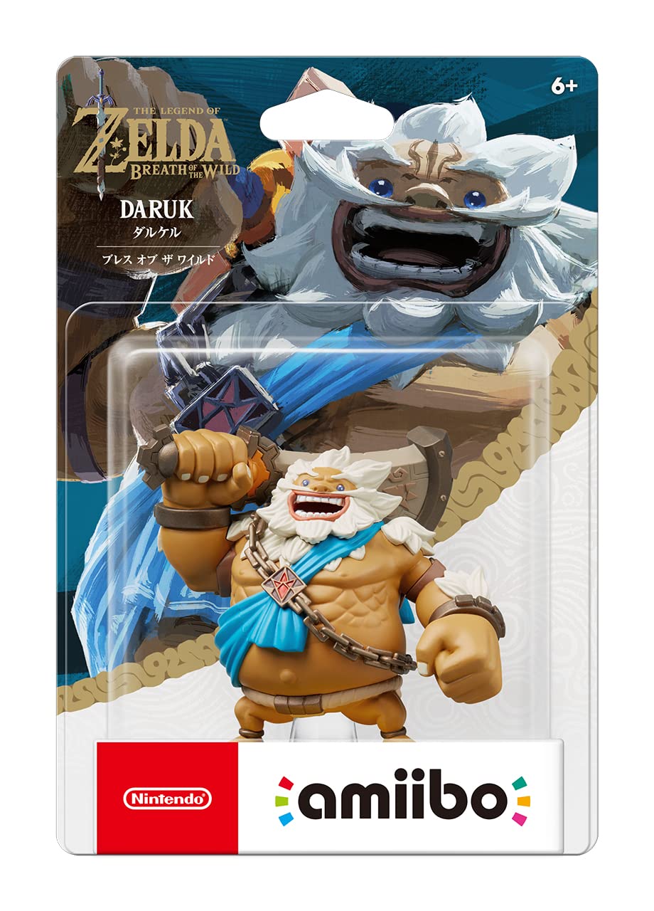 Nintendo Amiibo Daruk - Zelda Breath of the Wild, Japan Version, Model NVL-C-AKAQ, Darcel Color