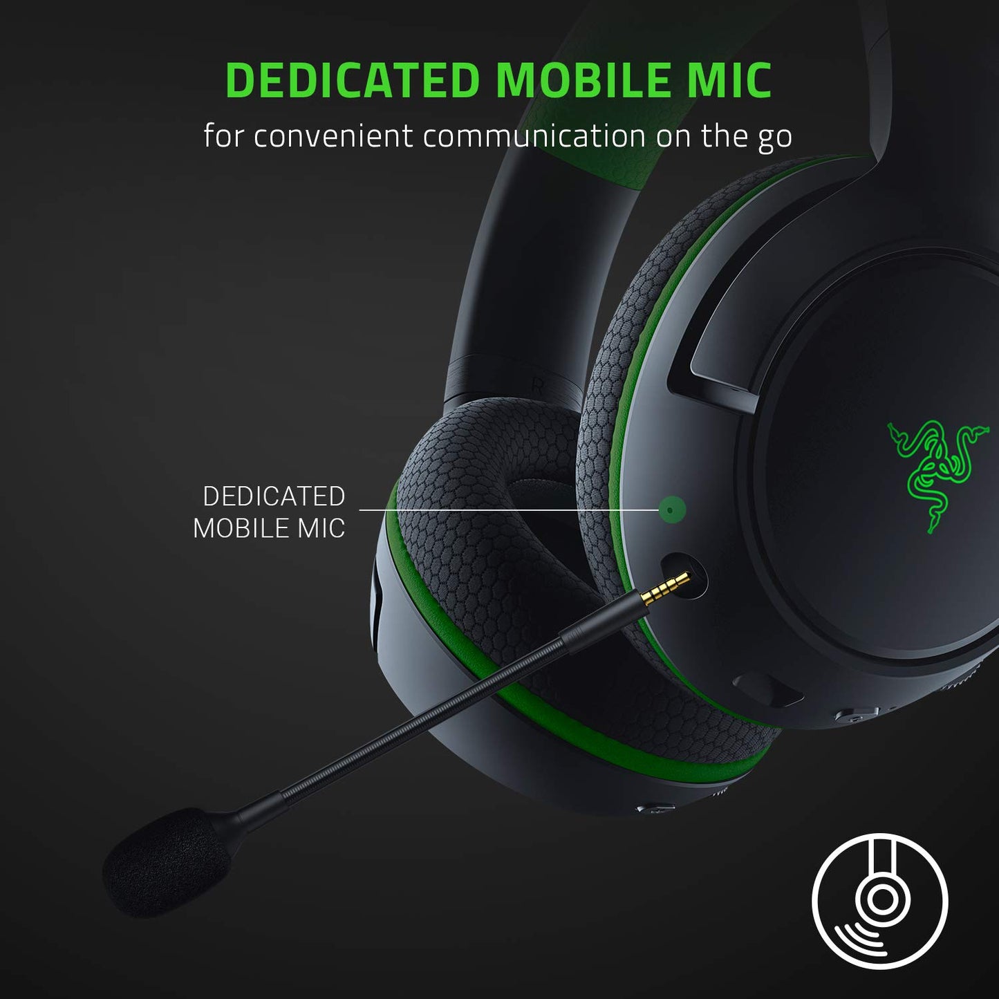 Razer Kaira Pro Wireless Gaming Headset - TriForce 50mm Drivers, Supercardioid Mic, Bluetooth 5.0, Black, Model RZ04-03470100-R3