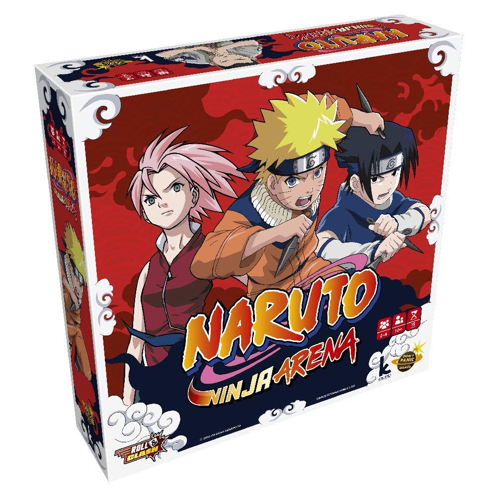 Japanime Games Naruto Ninja Arena Board Game | 1-4 Players | Ages 10+ | 15-30 Min Play Time | Model JPG504 | Plastic Material