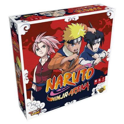 Japanime Games Naruto Ninja Arena Board Game | 1-4 Players | Ages 10+ | 15-30 Min Play Time | Model JPG504 | Plastic Material