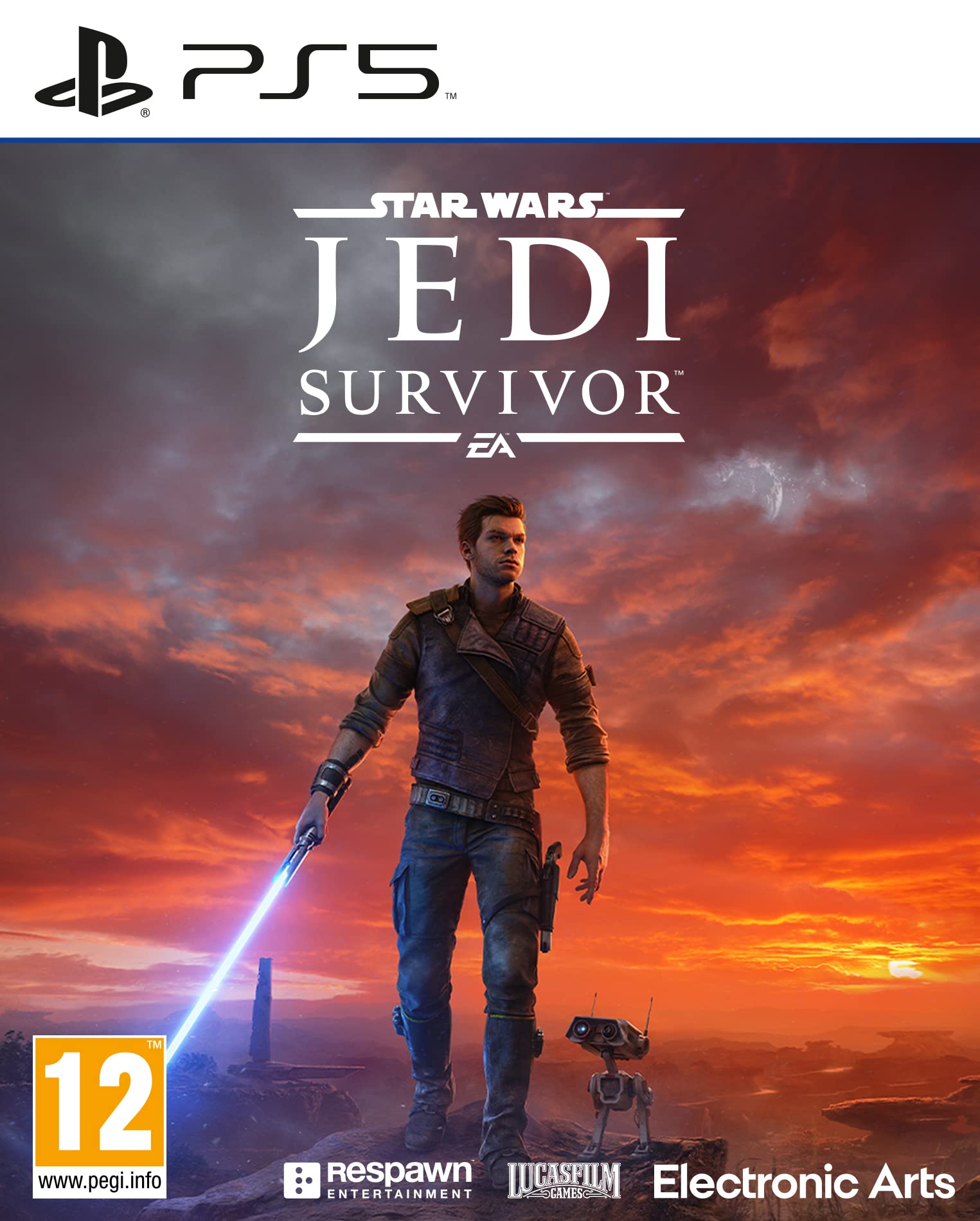 Electronic Arts Star Wars Jedi: Survival Standard PS5 Game - Black, Model 1095276, Acrylic Material