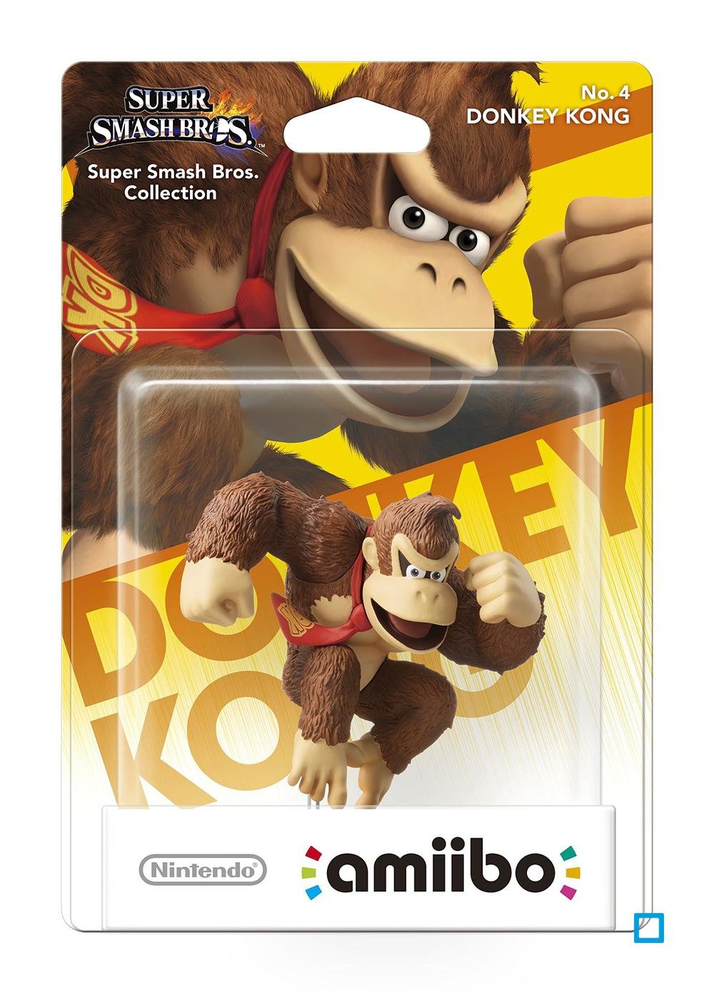 Nintendo amiibo Smash Donkey Kong Figure - Black Plastic, Model 146639