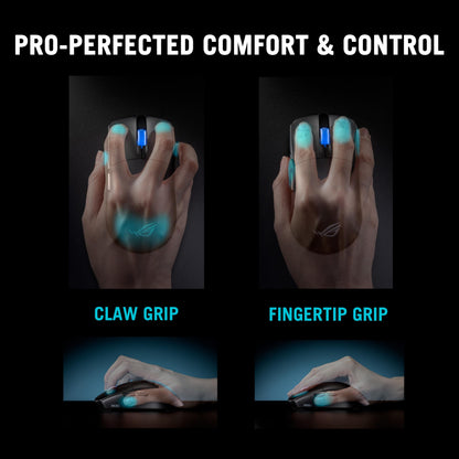 ASUS ROG Harpe II Ace Wireless Gaming Mouse - 48g, 42K DPI, Tri-Mode, Black, Model P723