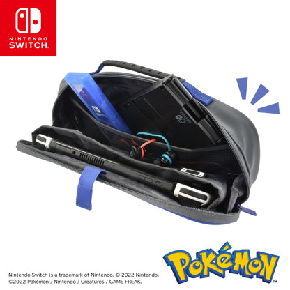 HORI Nintendo Switch Cargo Pouch - Compact Travel Case for Split Pad - Gengar Design, Officially Licensed by Nintendo & Pokémon