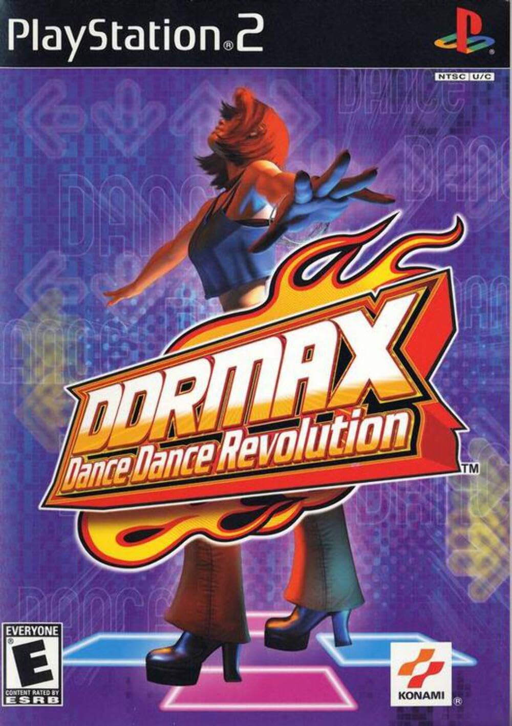 Konami Dance Dance Revolution DDR Max for PlayStation 2 - Model 83717200413, Classic Rhythm Game
