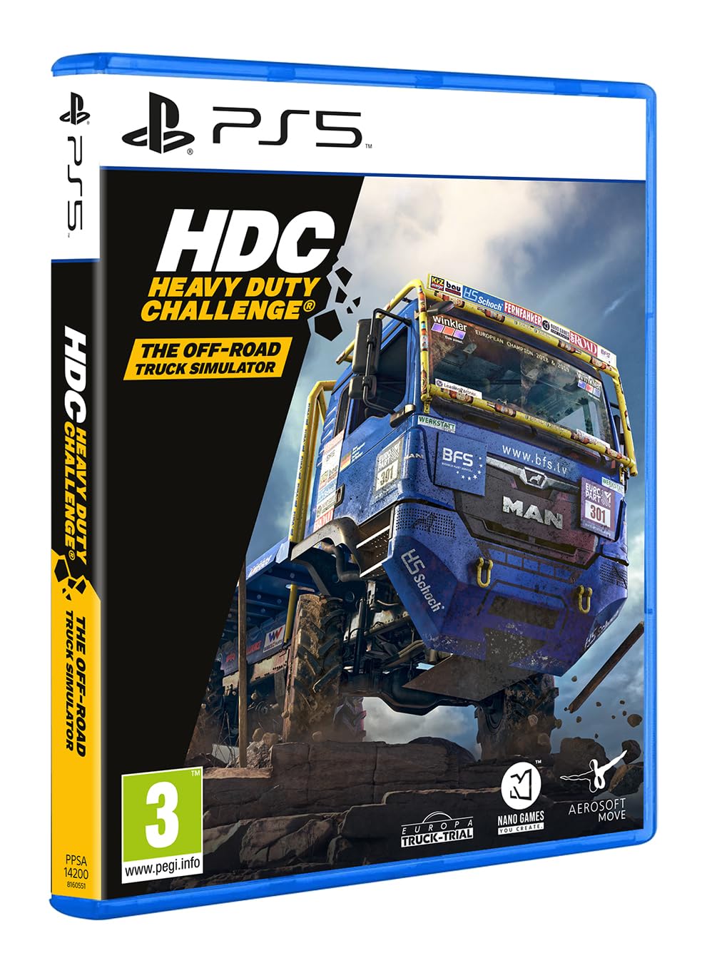 MDM MERIDIEM GAMES Heavy Duty Challenge - PS5 Game, Model AER-HDCHALL-PS5, Durable & Engaging Gameplay Experience