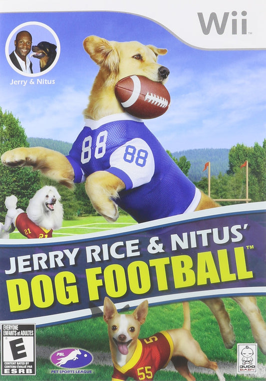 Jerry Rice & Nitus Dog Football