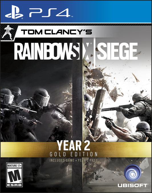 Ubisoft Rainbow Six Siege Year 2 Gold Edition - PS4, Includes Extra Content & Year 2 Pass Subscription, Model UBP30522082