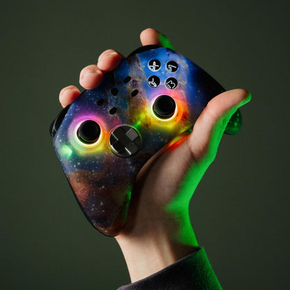 Surge Wireless Pro Controller - Bluetooth Gamepad for Nintendo Switch, PC, Android, Grey Camo, Programmable, Rechargeable, Motion Controls