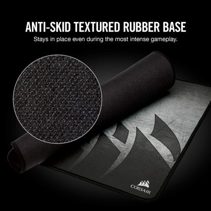 Corsair MM300 Extended Gaming Mouse Pad - Anti-Fray Cloth, 36.6L x 11.8W inches, Black/Gray, Optimized for Gaming Sensors, Model CH-900