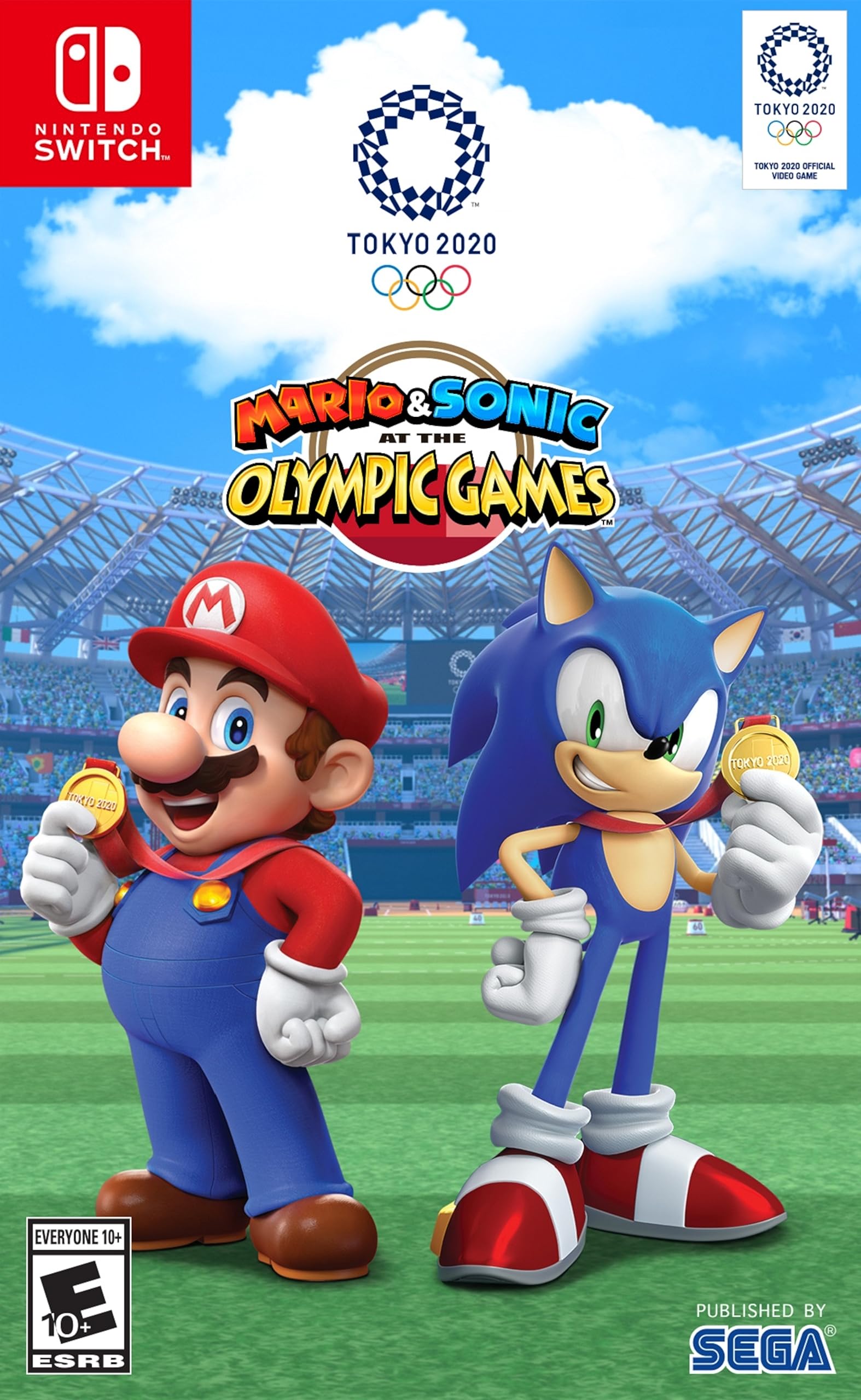 SEGA Mario & Sonic at the Olympic Games Tokyo 2020 - Nintendo Switch Game, Model 010086770094
