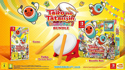 BANDAI NAMCO Taiko No Tatsujin: Drum n Fun! Bundle for Nintendo Switch - Model 113310