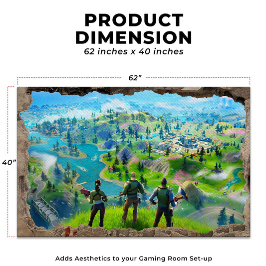 Fortnite Decor Rug- 62x40 inches