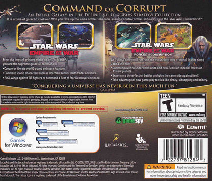 LucasArts Star Wars Empire At War Gold Pack - Model 99998, Classic Strategy Game