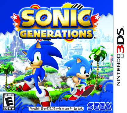 SEGA Sonic Generations for Nintendo 3DS - One Size, One Color, Model 61104