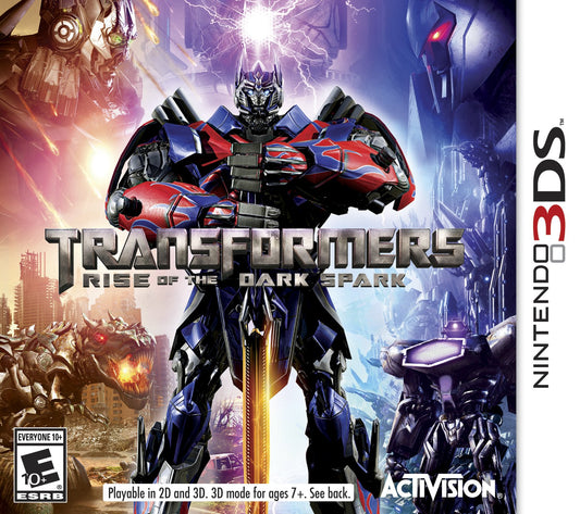 ACTIVISION Transformers Rise of the Dark Spark - Nintendo 3DS Game, Model 84956