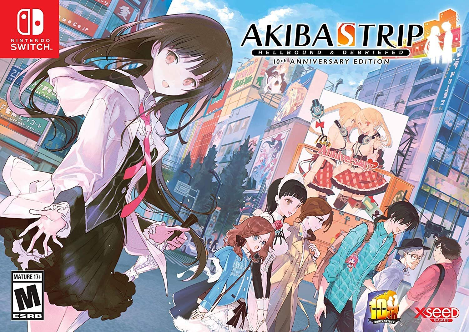 Xseed Games Akibas Trip: Hellbound & Debriefed - 10th Anniversary Edition for Nintendo Switch - Model 82154