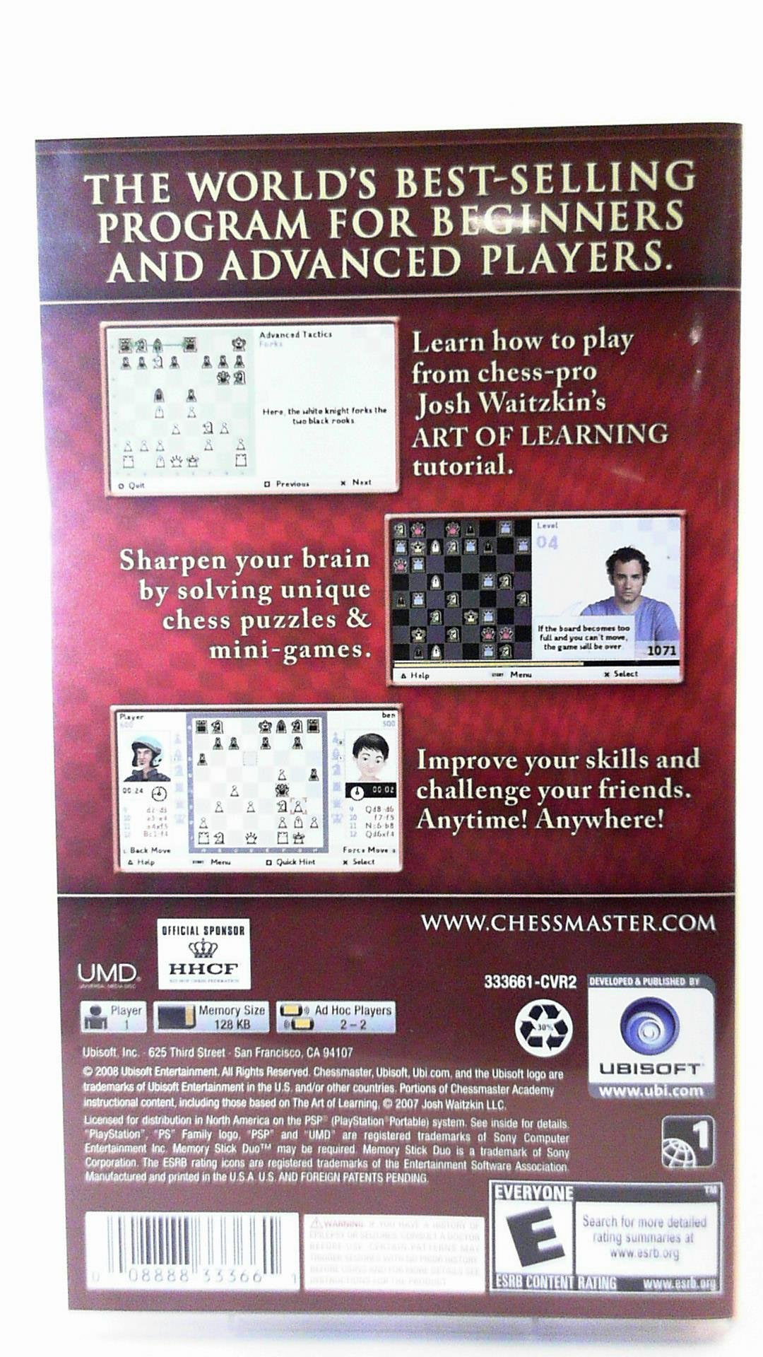 Ubisoft Chessmaster: The Art of Learning - PSP 5th Anniversary Edition, Multicolor