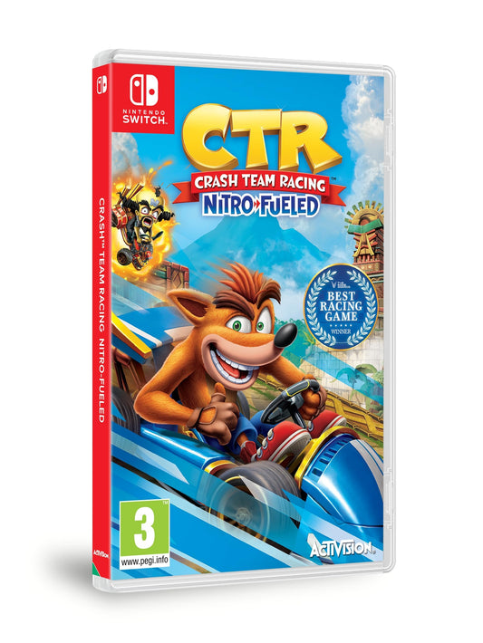 ACTIVISION Crash Team Racing Nitro-Fueled Game for Nintendo Switch - Foam, Black, Model 88398EN