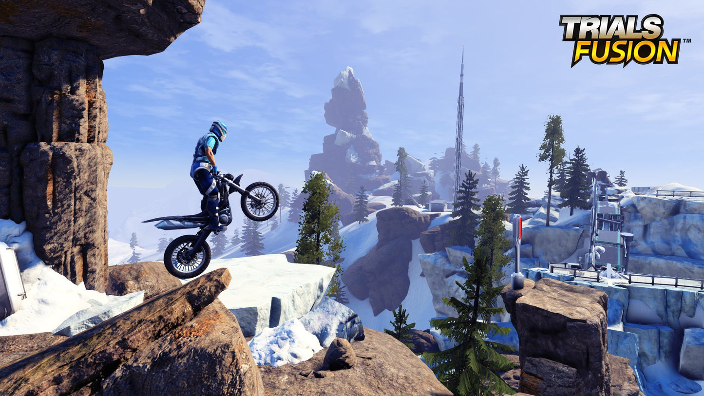 Ubisoft Trials Fusion Video Game - Model UBP50400926, Engaging Racing Experience