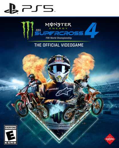 Deep Silver Monster Energy Supercross 4 - PlayStation 5, Model 17555, Exciting Racing Game Experience