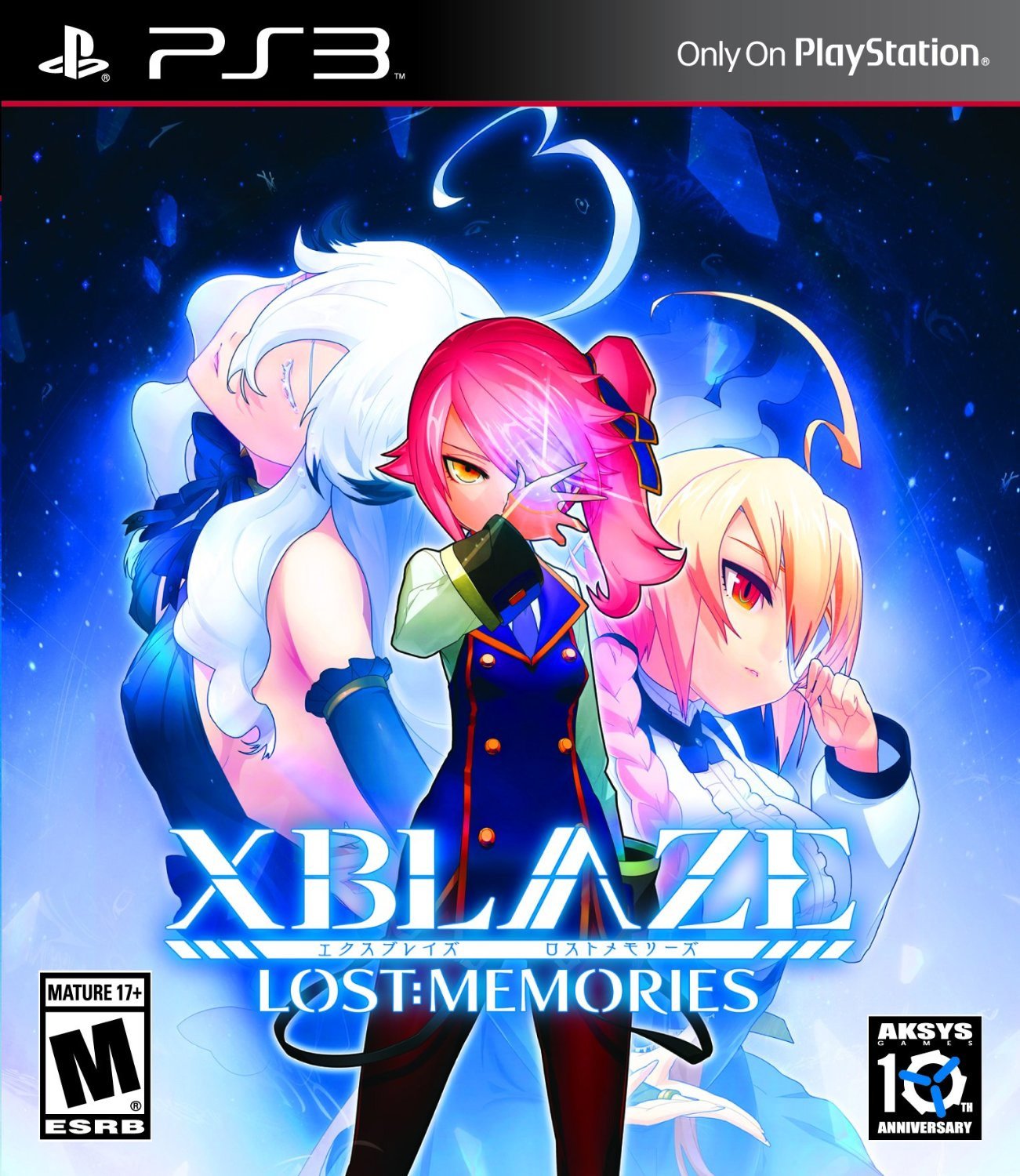 Aksys Xblaze Lost: Memories - PlayStation 3 Game, Model PS3-024