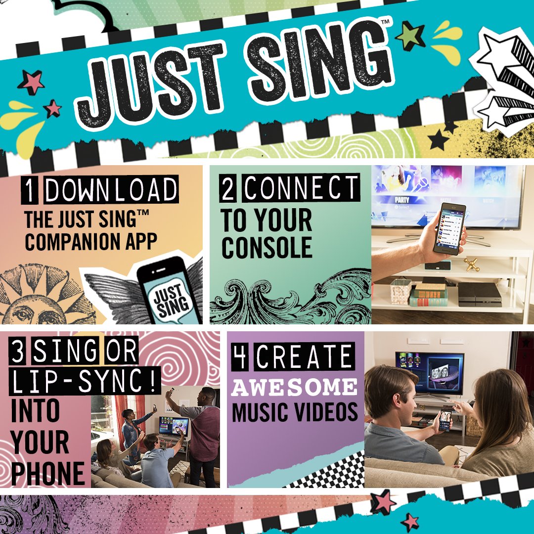 Ubisoft Just Sing - PlayStation 4 Standard Edition, Model UBP30502024, Fun Karaoke Game for All Ages