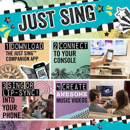 Ubisoft Just Sing - PlayStation 4 Standard Edition, Model UBP30502024, Fun Karaoke Game for All Ages