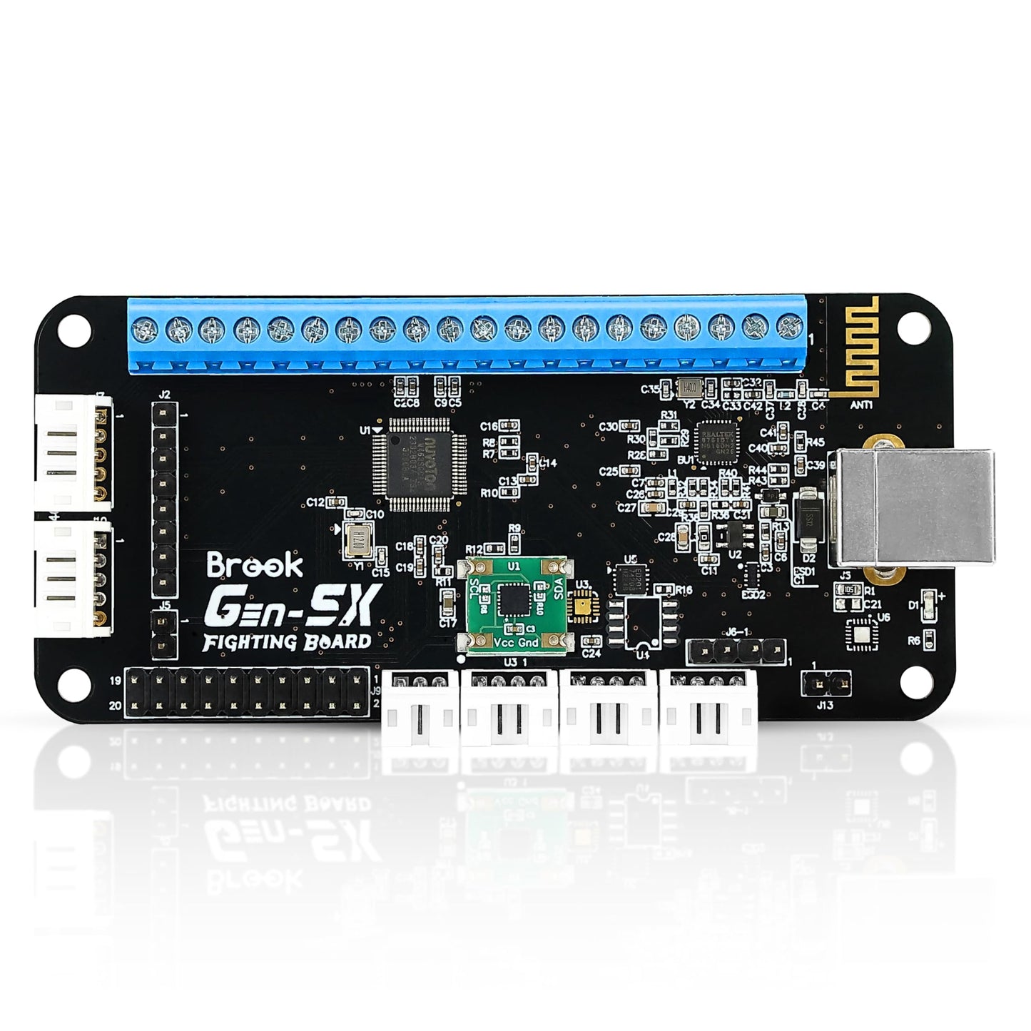 Brook Gaming Gen5X Fighting Board - Ultimate Multi-Platform supports PS5, XB Series, XS, NS and PC - Lightning-Fast Response Tim