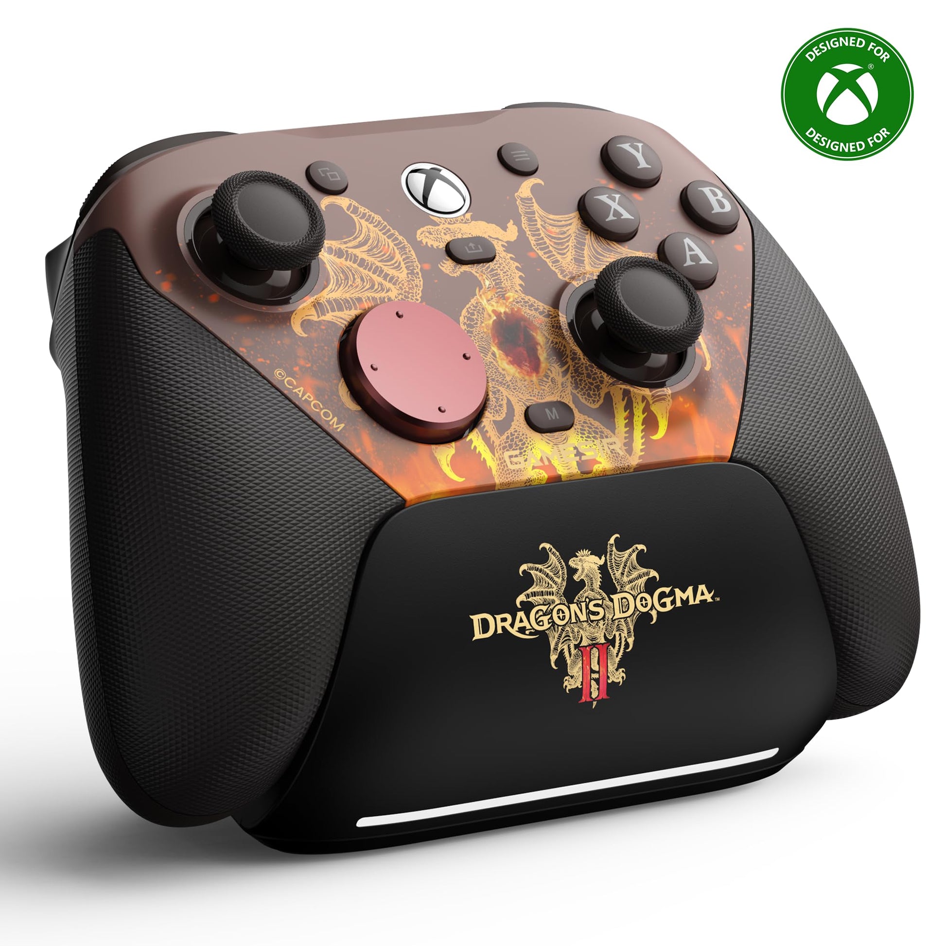 GameSir G7Pro Wired Gaming Controller for Xbox One  Xbox Series X/S  Wireless PC Controller with TMR Sticks  Hall Effect analog triggers  1000HZ Poling Rate with 3.5mm Audio Jack - Dragons Dogma 2 Edition
