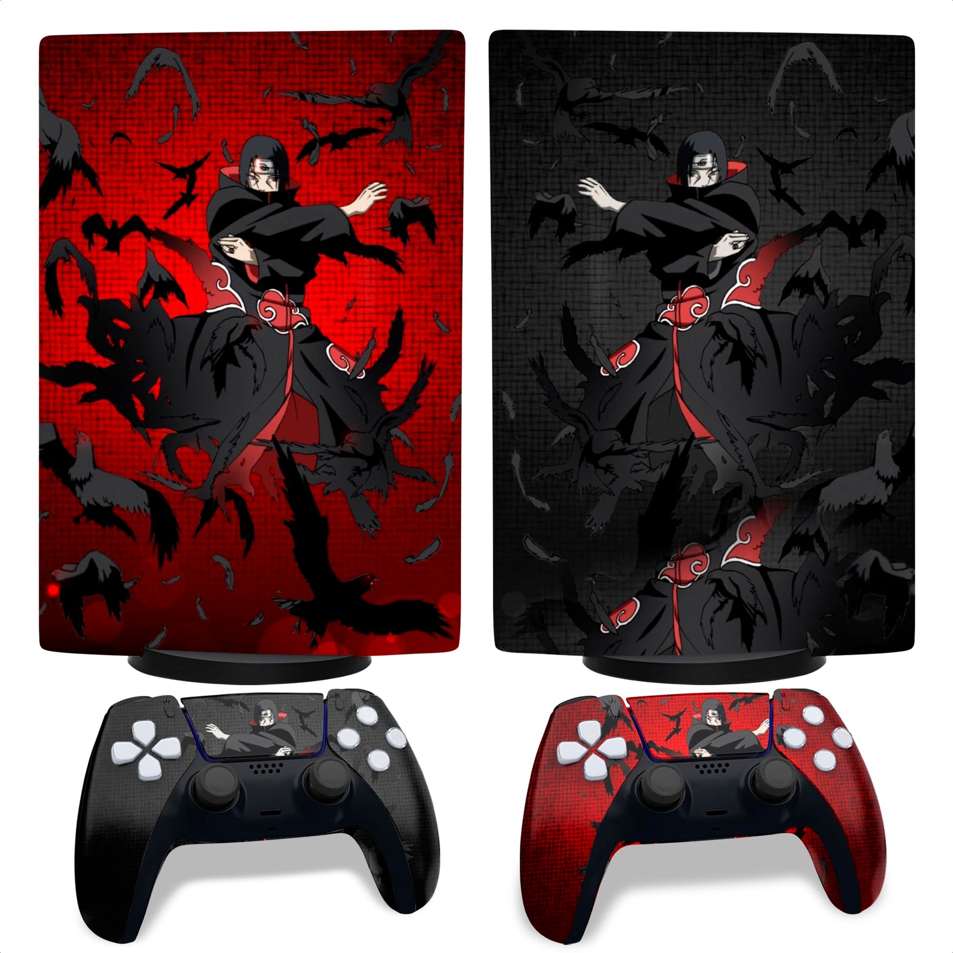 Anime PS5 Skins for Console Disc Version - Sturdy Vinyl Wrap Compatible with PS5 Disc Version | Durable  Fade-Resistant  Scratch-Resistant  Easy Installation  No-Residue Removal  Upgrade Your Console