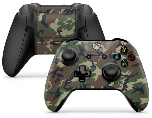 giZmoZ n gadgetZ 2 x Camouflage Controller Skins Full Wrap Vinyl Sticker Compatible with Xbox One/S/X