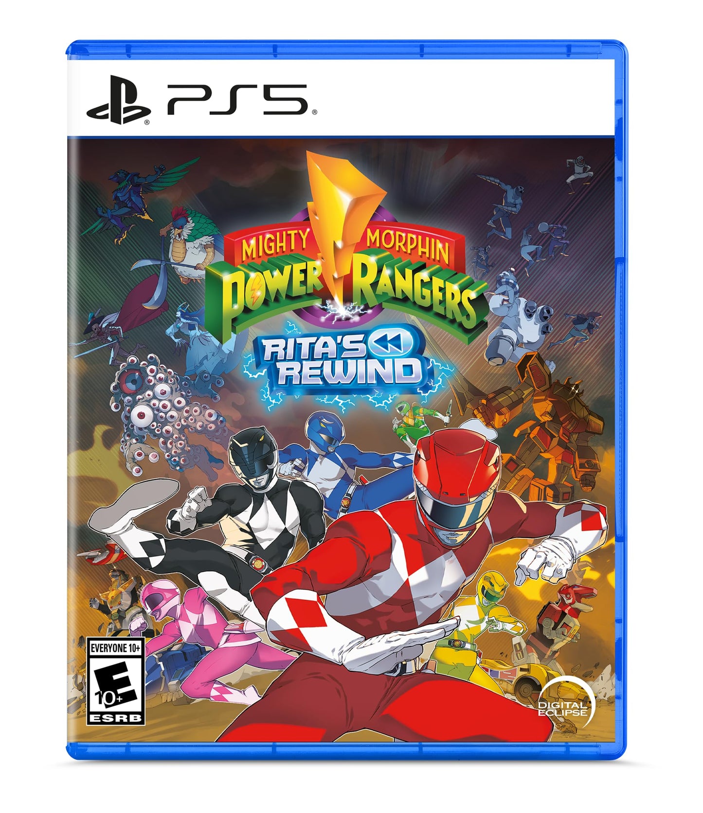 Atari Mighty Morphin Power Rangers: Rita’s Rewind for PlayStation 5 - Action-Packed Adventure Game